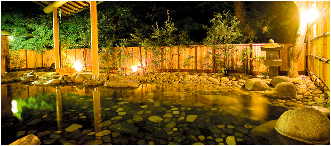 Out-side hot spring bath