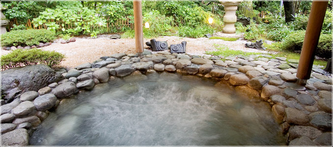 Outside Jacuzzi bath